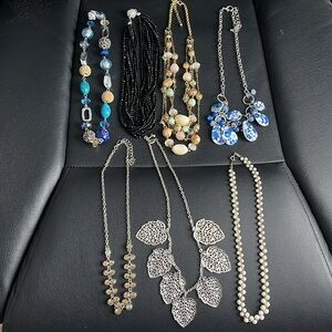 #1 variety material necklaces bundle